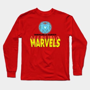 Marveling Logo: Iron Variant Long Sleeve T-Shirt